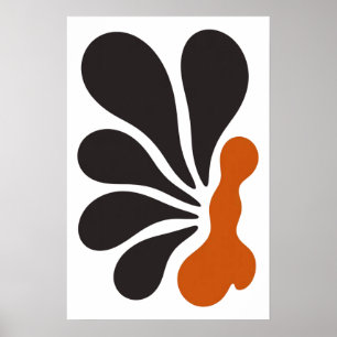 Modern Flow - Abstrakte Bio Formen Wand Kunst 🖤