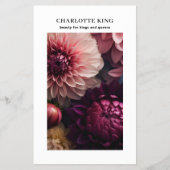 Modern Flower Salon Pricelist Flyer (Vorne)