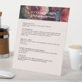 Modern Flower Salon Pricelist Sockelschild (In Situ)