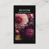 Modern Flower Salon Visitenkarte (Vorderseite)