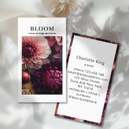 Modern Flower Salon Visitenkarte