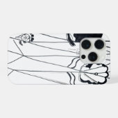 Modern flowers iPhone hülle (Rückseite (Horizontal))