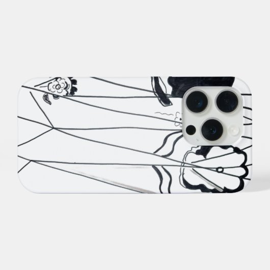 Modern flowers iPhone hülle (Rückseite (Horizontal))