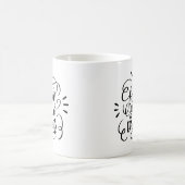 Modern folgen Sie Ihrem Wunschzettel Kaffeetasse (Mittel)