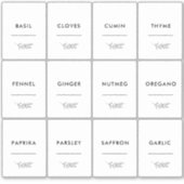 Modern Foliage Wasserdichte Küchenspeckbahn-Marke Aufkleber (Vorderseite)