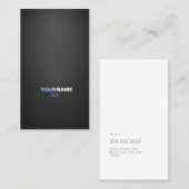 Modern font in two colors with visitenkarte (Vorne/Hinten)