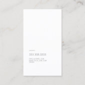 Modern font in two colors with visitenkarte (Rückseite)