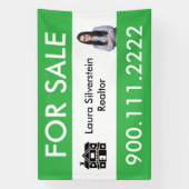 Modern For Sale Real Estate Agent Customizable Banner (Vertikal)