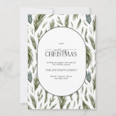 Modern Forest Botanicals Arch Frohe Weihnachten (Vorderseite)