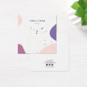 Modern formatierte Earring Square Display Card (Schreibtisch)