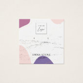 Modern formatierte Earring Stuck Square Cards (Vorderseite)