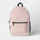 Modern formatierter, rosa Monogramm-Name Bedruckter Rucksack (Vorderseite)
