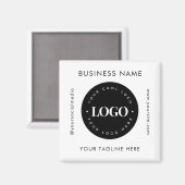 Modern formatiertes Logo für benutzerspezifische U Magnet (Vorderseite/Rückseite)