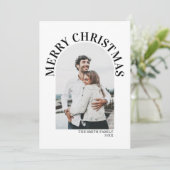 Modern Foto Arch Minimalistische Weihnachten (Stehend Vorderseite)