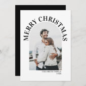 Modern Foto Arch Minimalistische Weihnachten (Vorne/Hinten)