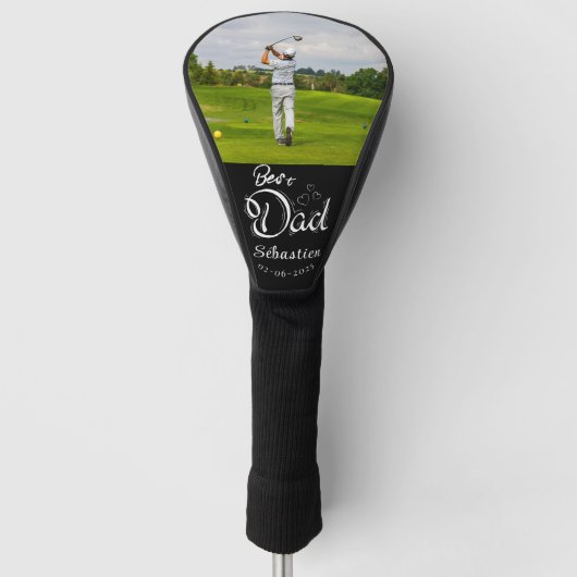 Modern Foto Best dad Golf Head Cover Headcover (Vorderseite)