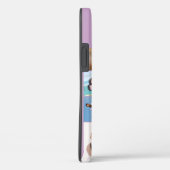 Modern Foto Collage 11 Picture Lilac Sideways Case-Mate iPhone Hülle (Rückseite / Rechts)