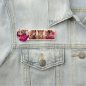 Modern Foto Collage Bold Name Script Kalligrafie Namensschild (Beispiel)