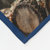 Modern Foto Collage Family Typografie Fleecedecke (Ecke)