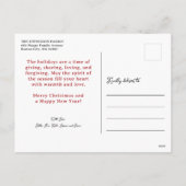 Modern Foto Collage Frohe Weihnachten (Rückseite)