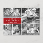 Modern Foto Collage Frohe Weihnachten (Vorderseite)