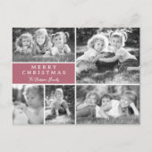 Modern Foto Collage Frohe Weihnachten (Vorderseite)