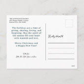 Modern Foto Collage Frohe Weihnachten (Rückseite)