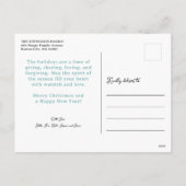 Modern Foto Collage Frohe Weihnachten (Rückseite)