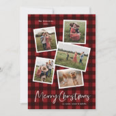 Modern Foto Collage Frohe Weihnachten (Vorderseite)