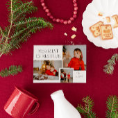 Modern Foto Collage Frohe Weihnachten