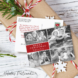 Modern Foto Collage Frohe Weihnachten