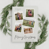 Modern Foto Collage Frohe Weihnachten