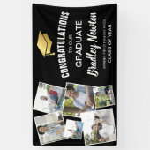 Modern Foto Collage Herzlichen Glückwunsch Abschlu Banner (Vertikal)