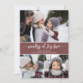 Modern Foto Collage Religiöse Weihnachten (Vorderseite)