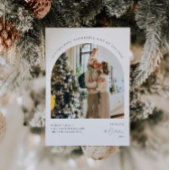 Modern Foto Collage Weihnachtskarte Einladung