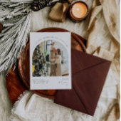 Modern Foto Collage Weihnachtskarte Einladung