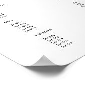 Modern Foto Collage White Wellness-Center Salon Se Poster (Ecke)