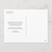 Modern Foto Frame Happy Hanukkah Feiertagspostkarte (Rückseite)