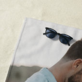 Modern Foto Future Mr. und Frau  Strandtuch (Beispiel)