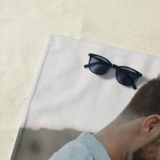 Modern Foto Future Mr. und Frau  Strandtuch (Beispiel)