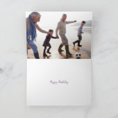 Modern Foto Geburtstagskarte für Oma Karte (Innenseite)