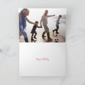 Modern Foto Geburtstagskarte für Oma Karte (Innenseite)