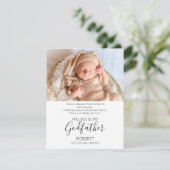 Modern Foto Godvater Vorschlag Einladung (Stehend Vorderseite)