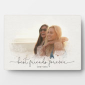 Modern Foto Mask Best Friends Forever Quote Fotoplatte (Vorderseite)