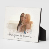 Modern Foto Mask Best Friends Forever Quote Fotoplatte (Seite)