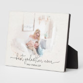 Modern Foto Maske Best Godmutter je Skript-Zitat Fotoplatte (Seite)