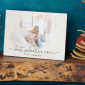 Modern Foto Maske Best Godmutter je Skript-Zitat Fotoplatte