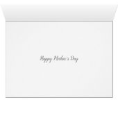 Modern Foto Mother's Day Card for Oma (Innenansicht Horizontal (Unten))