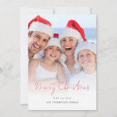 Modern Foto Overlay NZ Frohe Weihnachten (Vorderseite)