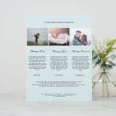 Modern Foto Preisliste (Stehend Vorderseite)
